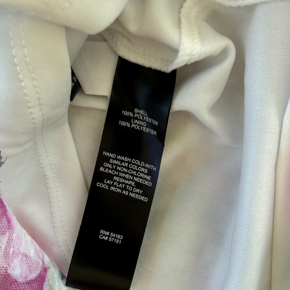 NWT Jessica Howard Floral Dress Pink Sheer Overlay Short Sleeve Elegant Size 16 - Picture 16 of 16